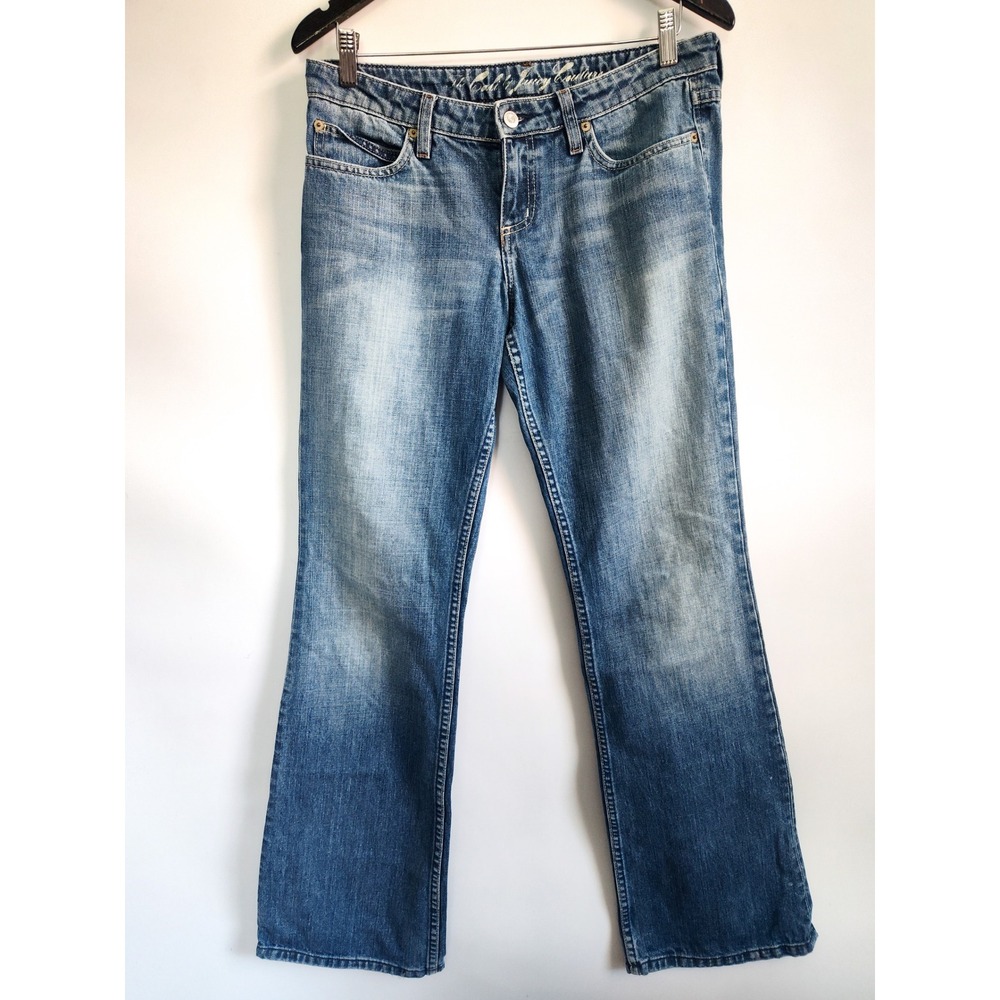 Vintage Juicy Couture Jeans 30 Low Rise Bootcut Embroidered‎ Pocket Y2K USA